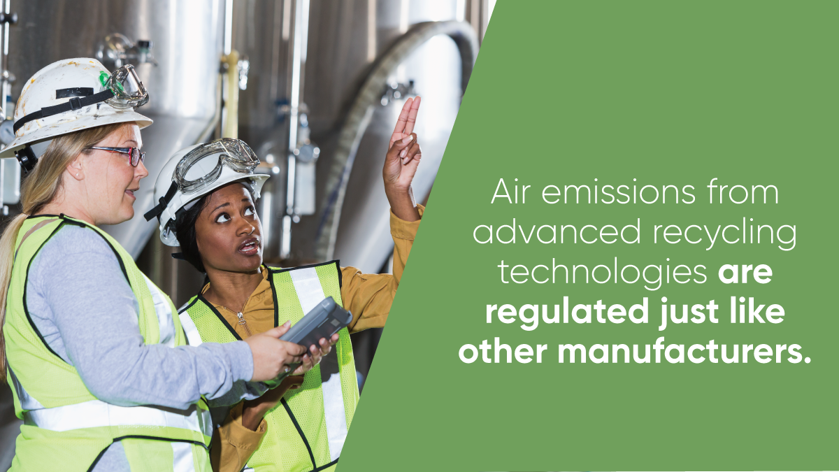 Advanced Plastics Recycling and the Air We Breathe American Chemistry